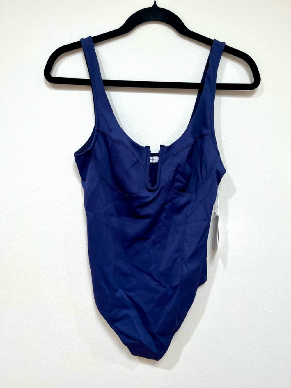 Good American Navy Sculpting Bodysuit